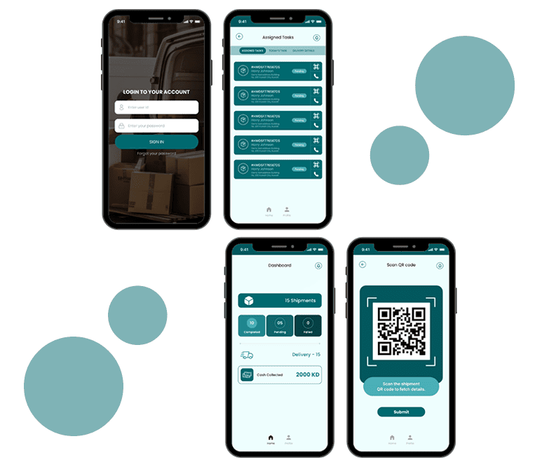 Delivery Management Software Dashboard