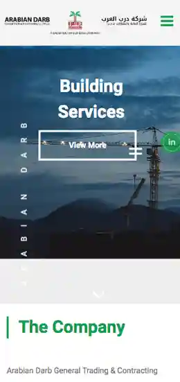 Mobile view of Arabian Darb website.
