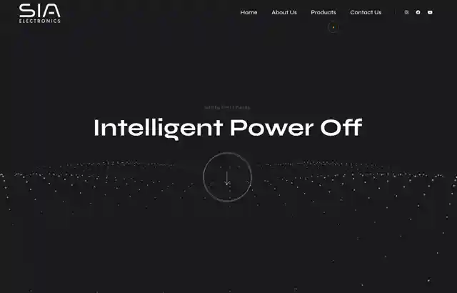 Desktop view of SIA website.